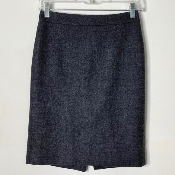 J. Crew Women’s Size 00P Petite 100% Wool No. 2 Pencil Skirt